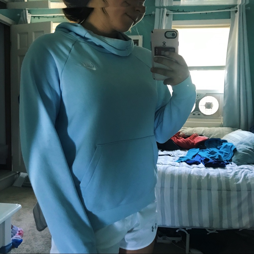 Sky Blue Nike Hoodie